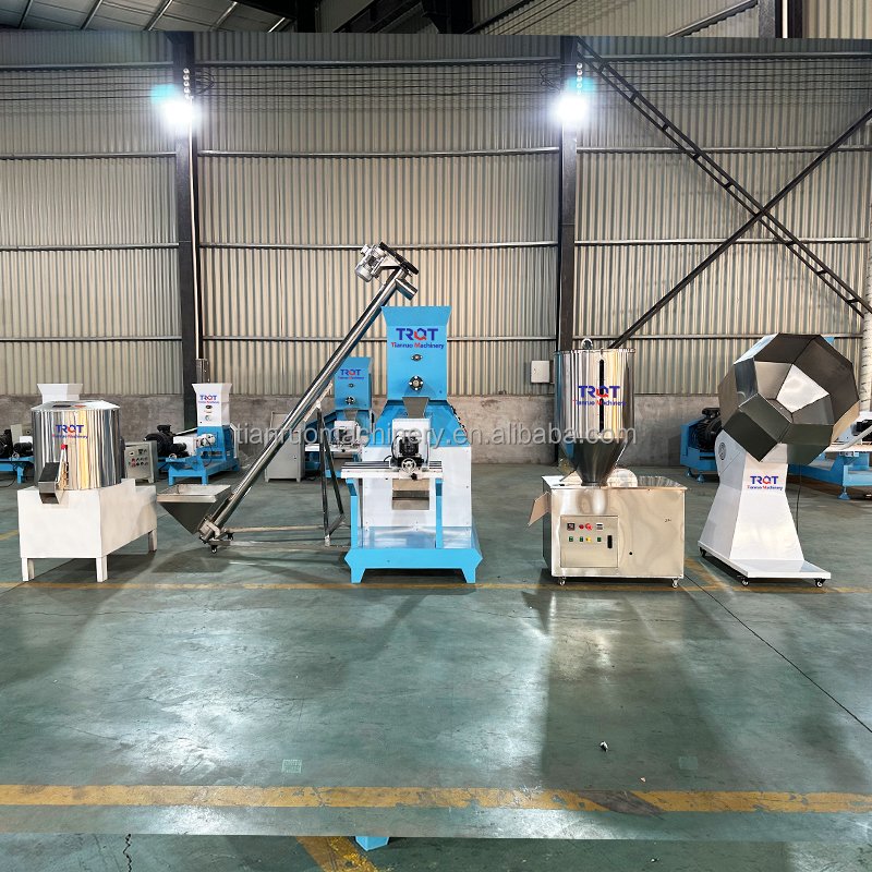 Pet dog food making machine Aquatic animal feed sinking shrimp food machine floating fish feed processing machine