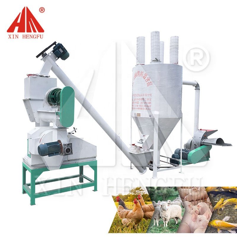 500 kg/h - 20 t/h Animal Feed, Poultry Feed Manufacturing Plant / Feed Pellet Production Line Equipment