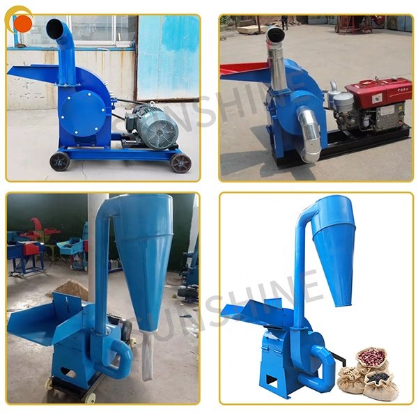 Manufacture of animal feed crusher machine grinder silage traw feed mixing machine with crusher