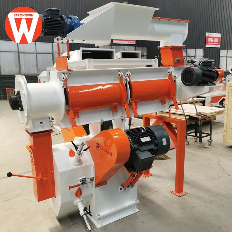 SZLH250 feed pelletizer machine for animal feeds with one conditioner