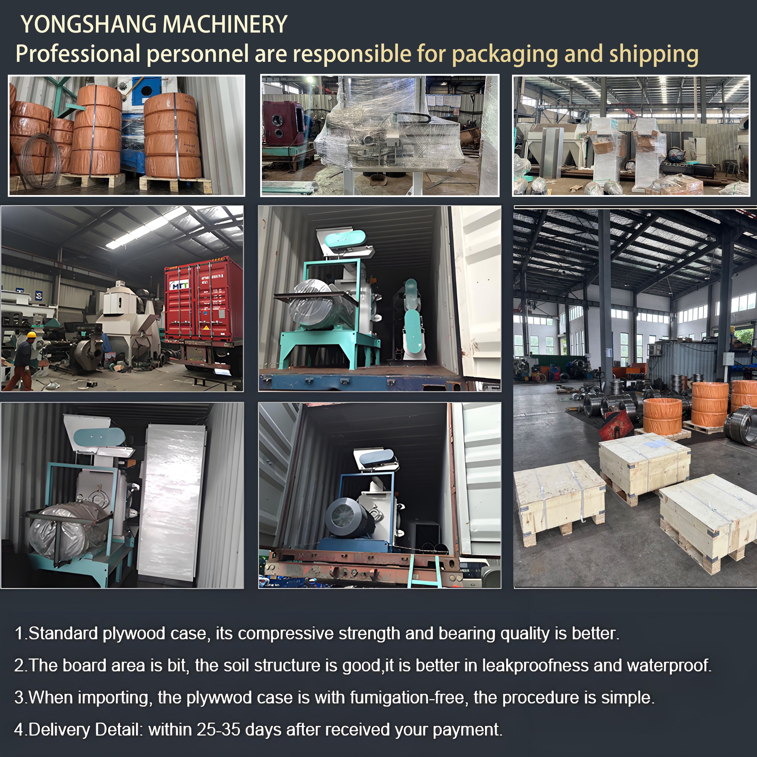 Yongshang Animals Feed Pellet Mill Fish Feeds Pellet Making Mill 55kw Poultry Feed Processing Mill