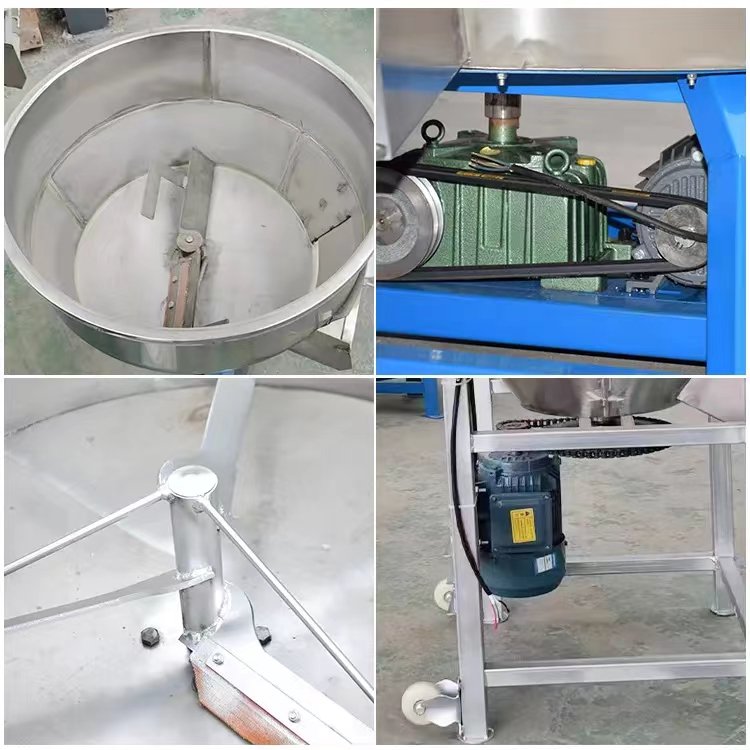 Feed Mixer Farm Stainless Iron Stainless Steel Small Particle Powder Mixing Seed Coating Machine Multi-Function Mixing Machine