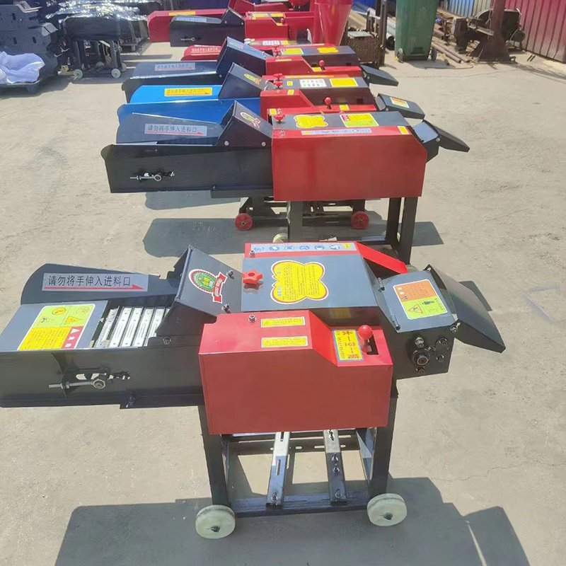 Small Farm Cutting Machine Grass Chopper Machine electric animal feed hay cutter straw hay cutting machine