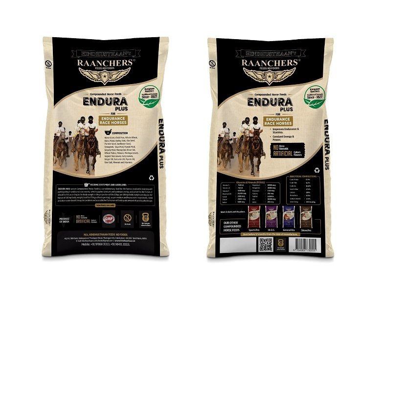 Endura Plus Animal Feed Vitamin and Protein Rich Multi-Grained for Horse Muscle Health Improvement Best Prices