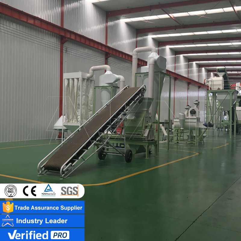 LANE 80-150KG/H Animal Feed Pellet Machine Poultry Pellet Feed Production Line Feed Processing Machines