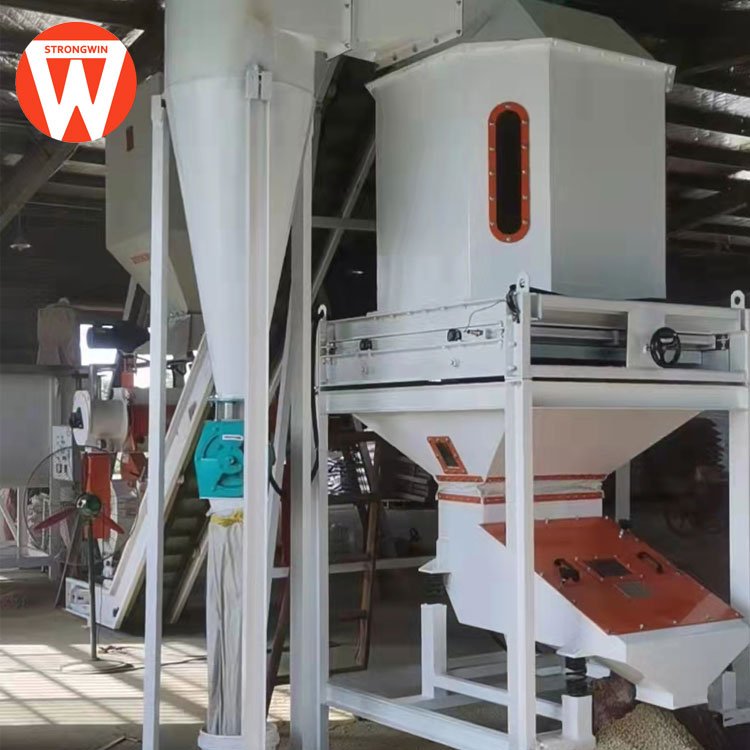 Henan Strongwin automatic 1 ton 2 ton complete animal feed pellet production line plant to found feed making factory