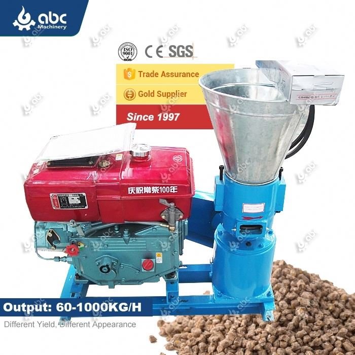Cheap Flat Die Diesel/Electric/Pto Small Poultry Animal Feed Mill for Making/Processing Chicken,Cow,Pig,Livestock,Dairy,Rabbit