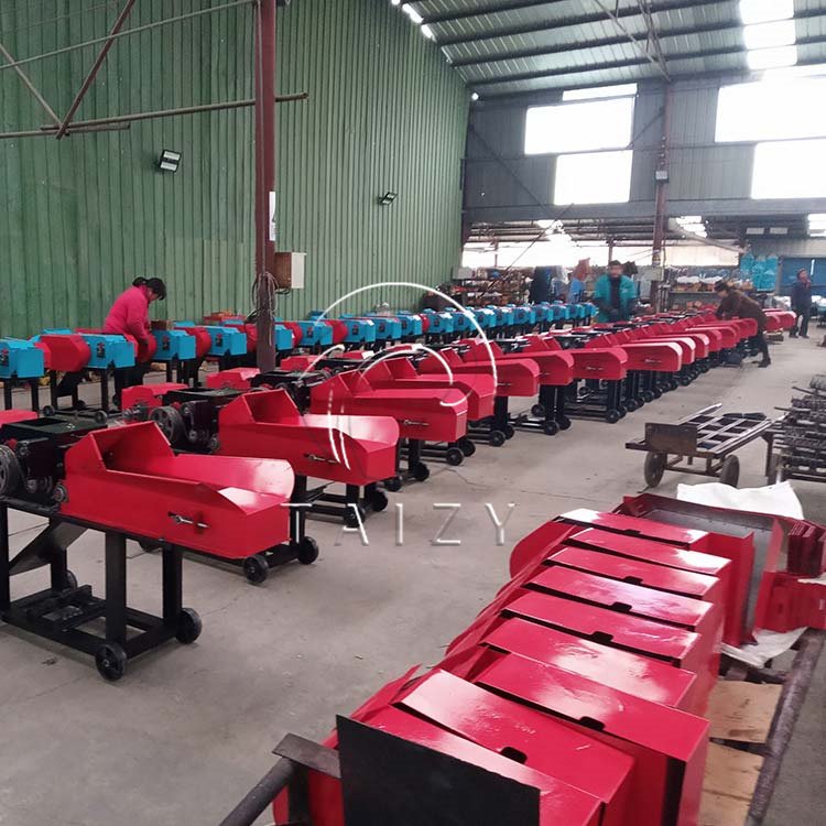 Automatic feed silage straw crushing chaff cutter machine animal feed farm forage grass chopper crusher machine