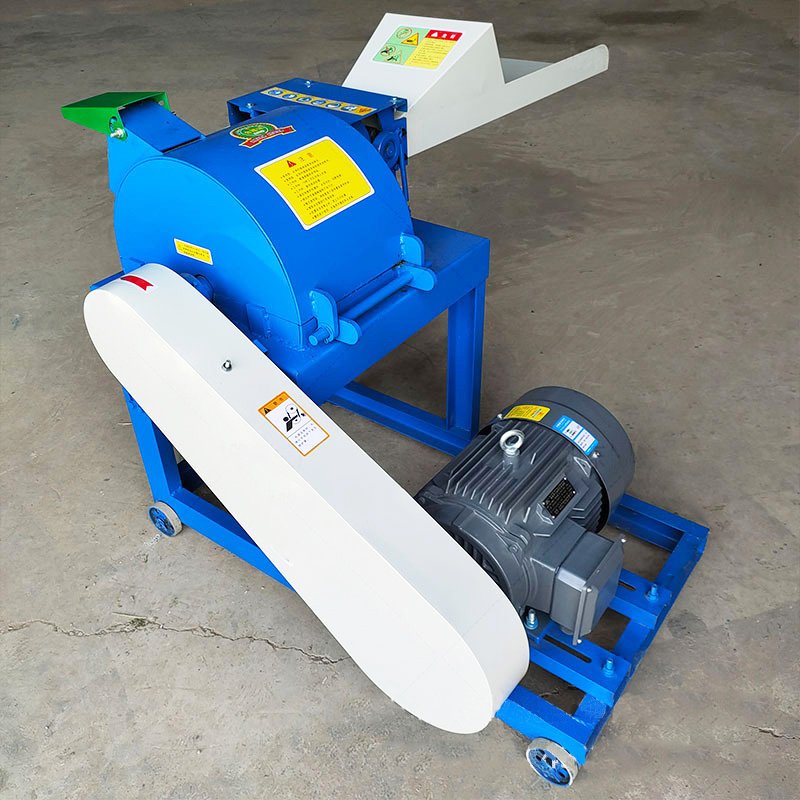 Feed Food Grass Rice Corn Wheat Straw Kneading Silage Chopper Chaff Cutter Machine Feed Straw Crusher for Cow Sheep Animal feed