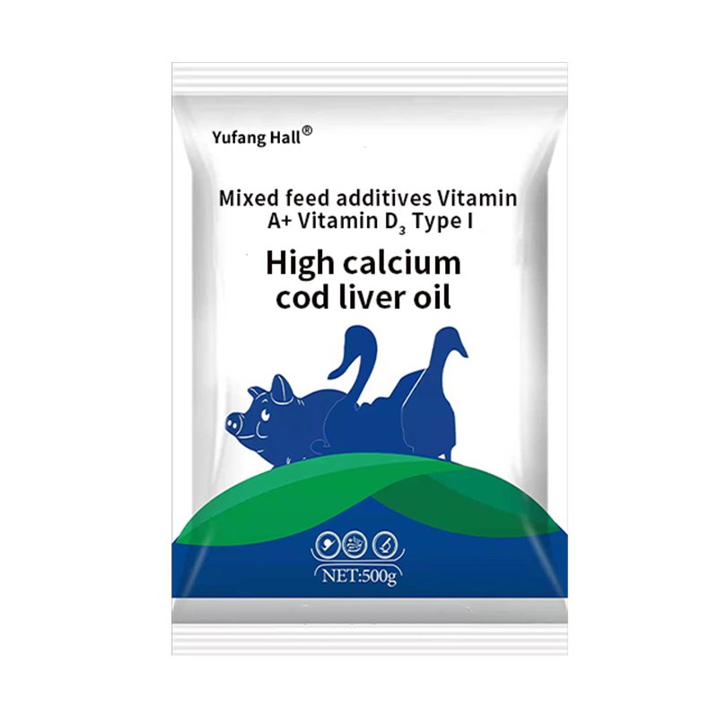 High absorption high energy promote growth with cod liver oil animal feed mixture