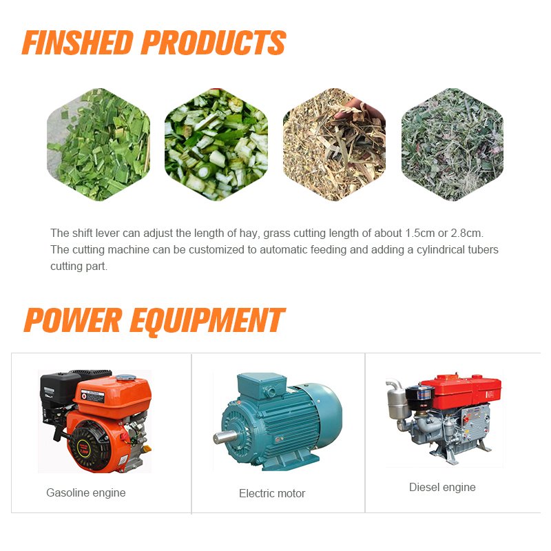 Efficient Chaff Cutter Machine for Animal Feed Grass Chaff Cutter with Competitive Price