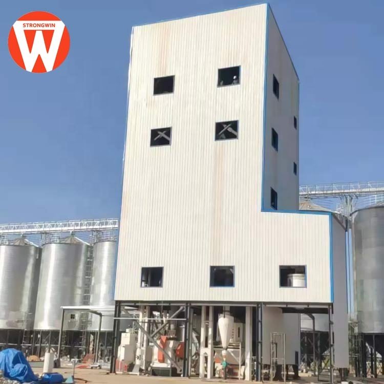 farm equipment automatic animal chicken feed production line machine animal feed pellet produce line