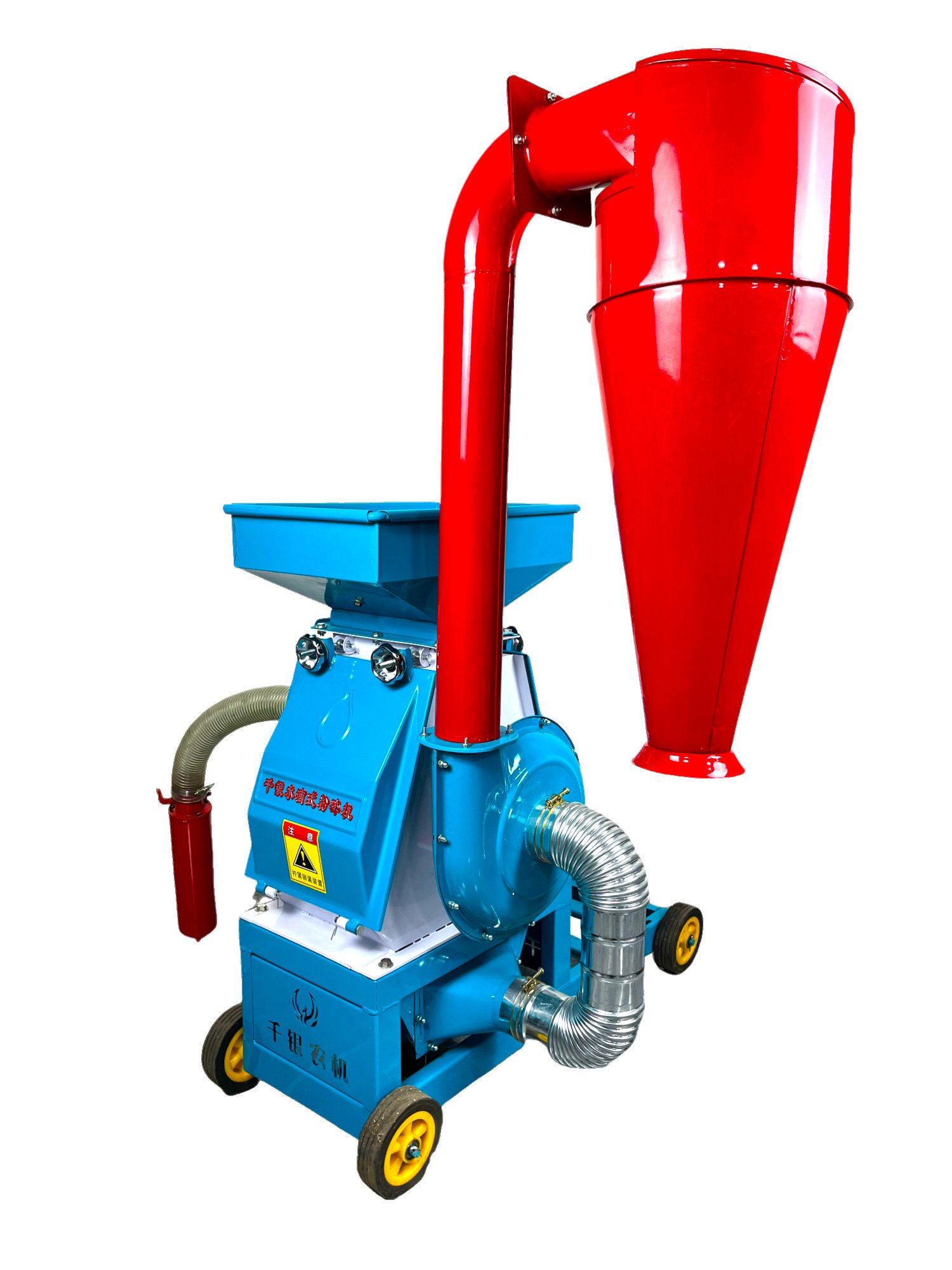 Livestock animal feed cornkernel maize hammer mill grinder forage corn grain crusher maize flour milling machine 600kg/h