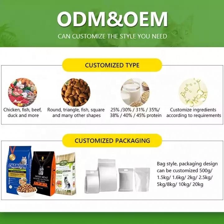 20 Kg In Bulk OEM Manufacturers Factory For Sale Customized For Kazakhstan Product Pets Food Dry Dog Food Wholesale