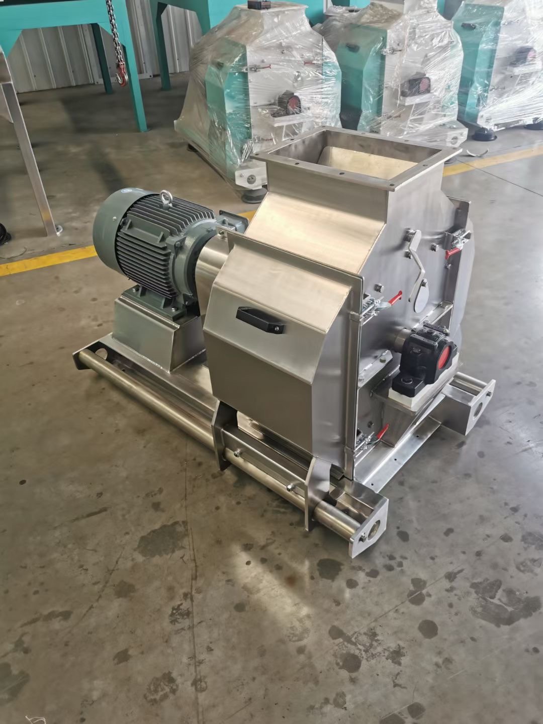 Liyang HY wide Hammer Mill Woodworking machinery finewood powder grinder wood crusher machine animal feed grain hammer mill