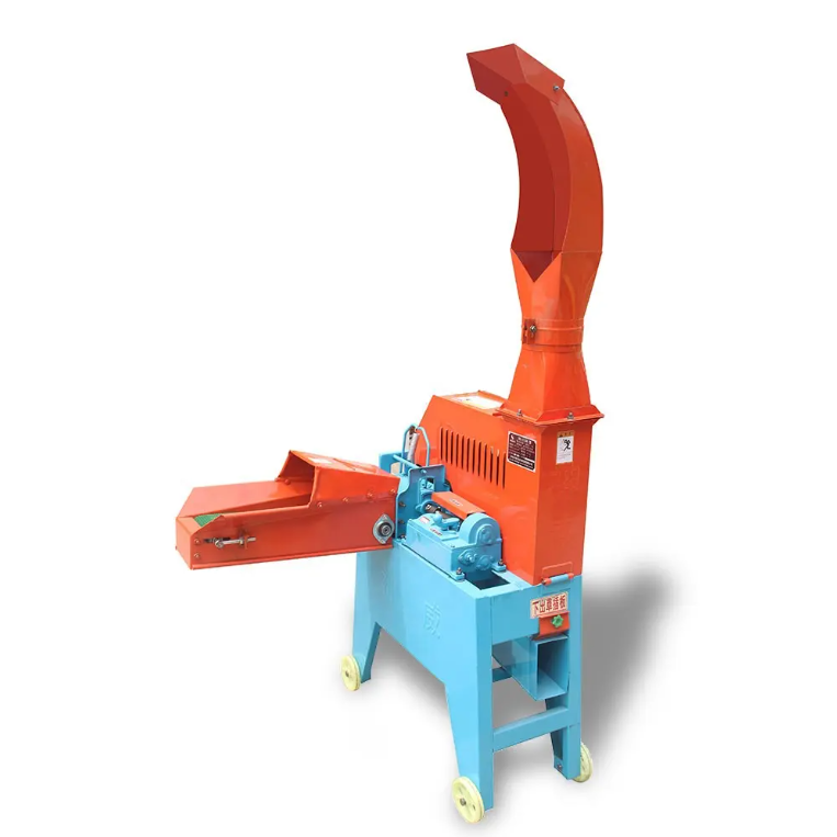 New Small Animal Feed Straw Crusher Machine Home Use Chaff Cutter with Engine Motor and Gear for Manufacturing Plant