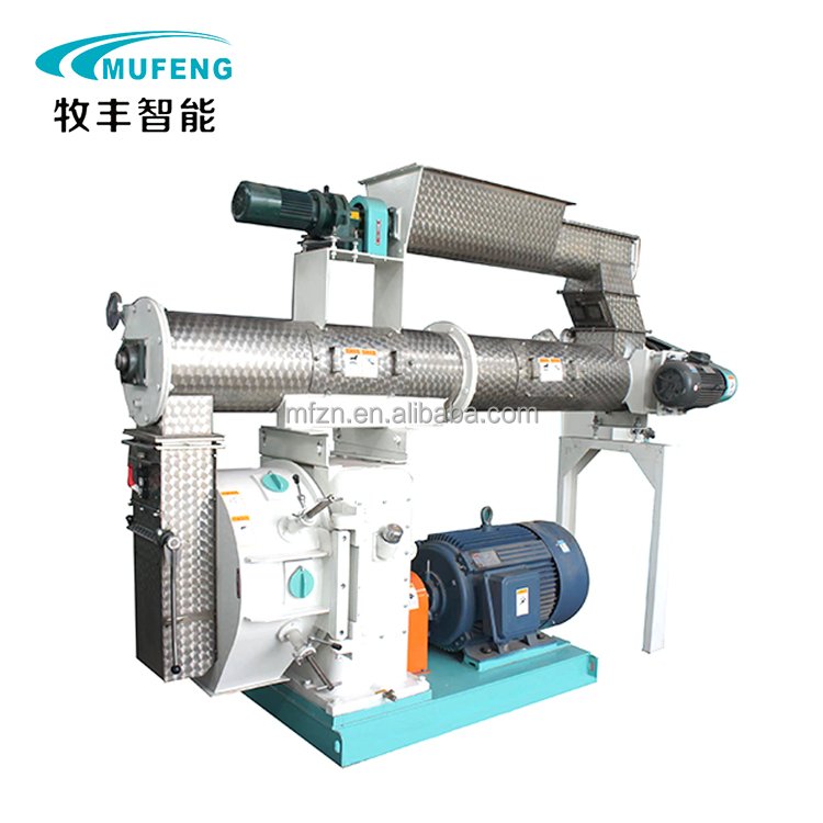 Mufeng Feed Pellet Machine For Chicken Duck Sheep And Other Poultry Feeds 55kw Animal Feed Machine