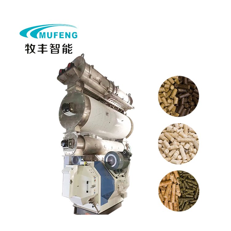 Mufeng Feed Pellet Machine For Chicken Duck Sheep And Other Poultry Feeds 55kw Animal Feed Machine
