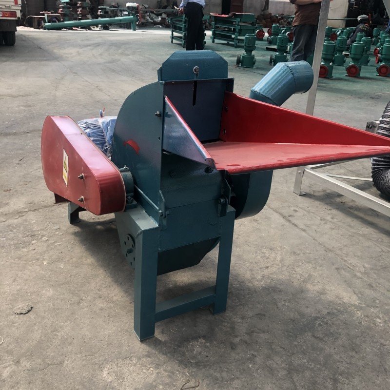 corn hammer mill crusher machine for grain cereal crops new designed with electric motor grass or stalk grinding for animal feed