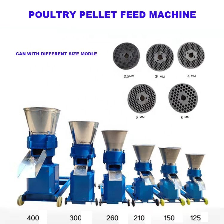 Factory directly supply Home use Feed Capacity 300kg/hour Model 210 model pellet machine Animal feed granulator in Malaysia