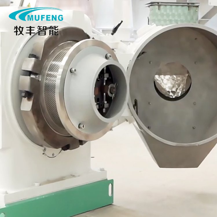 MuFeng New 20TON/H Poultry Feed Pellet Making Machine Steel Animal Feed Processing for Chicken Farm Production Line