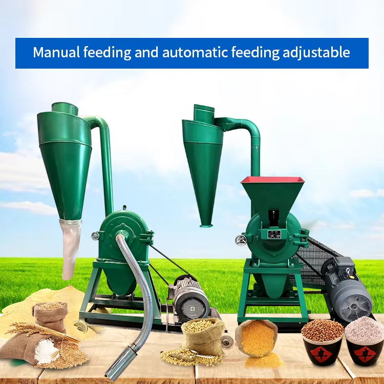 800~1500 kg/h Self-priming Dry and Wet Grain Grinder Electric Flour Mill Crushing Machine Pulverizer for Corn Maize Wheat Soybea