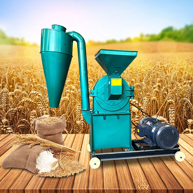 800~1500 kg/h Self-priming Dry and Wet Grain Grinder Electric Flour Mill Crushing Machine Pulverizer for Corn Maize Wheat Soybea