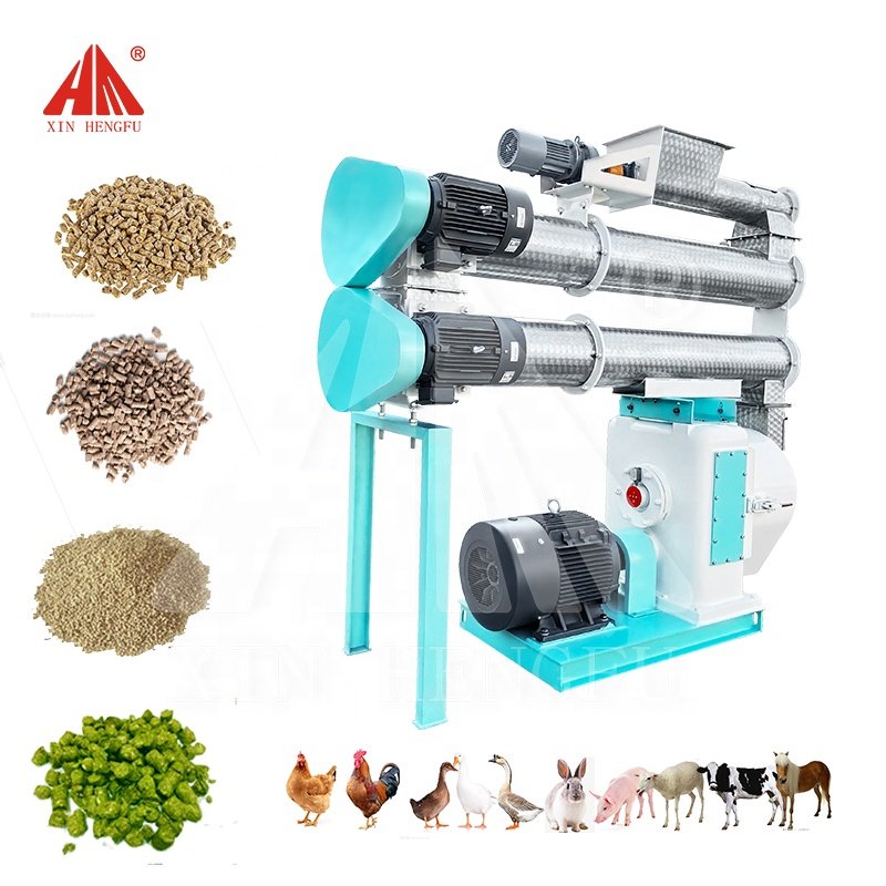 High Quality Large Capacity CE Poultry Chicken Cattle Animal Feed Pellet Making Machine