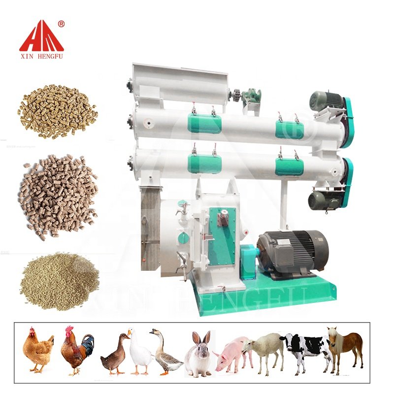 High Quality Large Capacity CE Poultry Chicken Cattle Animal Feed Pellet Making Machine