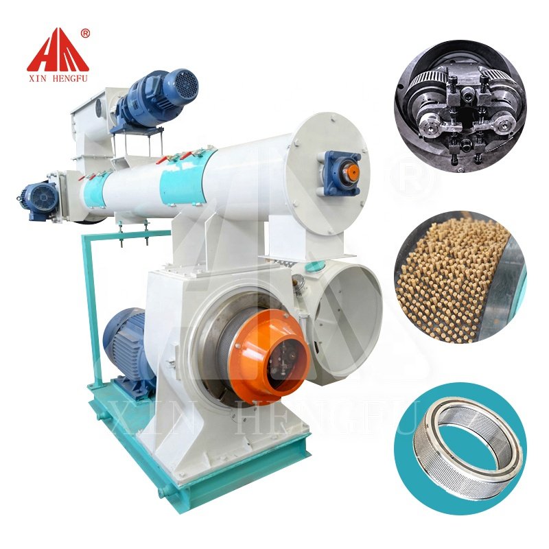 High Quality Large Capacity CE Poultry Chicken Cattle Animal Feed Pellet Making Machine