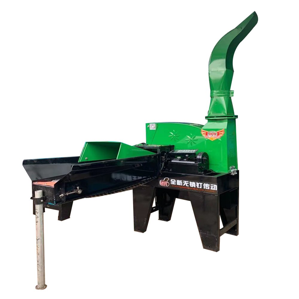 Livestock cattle silage forage hay straw stalk grass chopper crusher chaff cutter machine for animal feed farm 5 ton/h