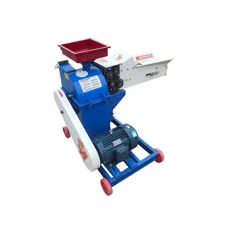Multifunctional Steel Silage Cow Feed Grass Chaff Cutter Machine Animal Feed Crushing Grain Pellet Plant Green Farm Livestock