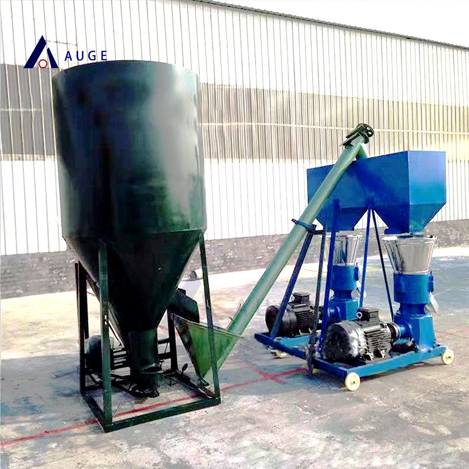 Factory direct sale feed pellet production line livestock animal feed pellet line granulate pellet machine