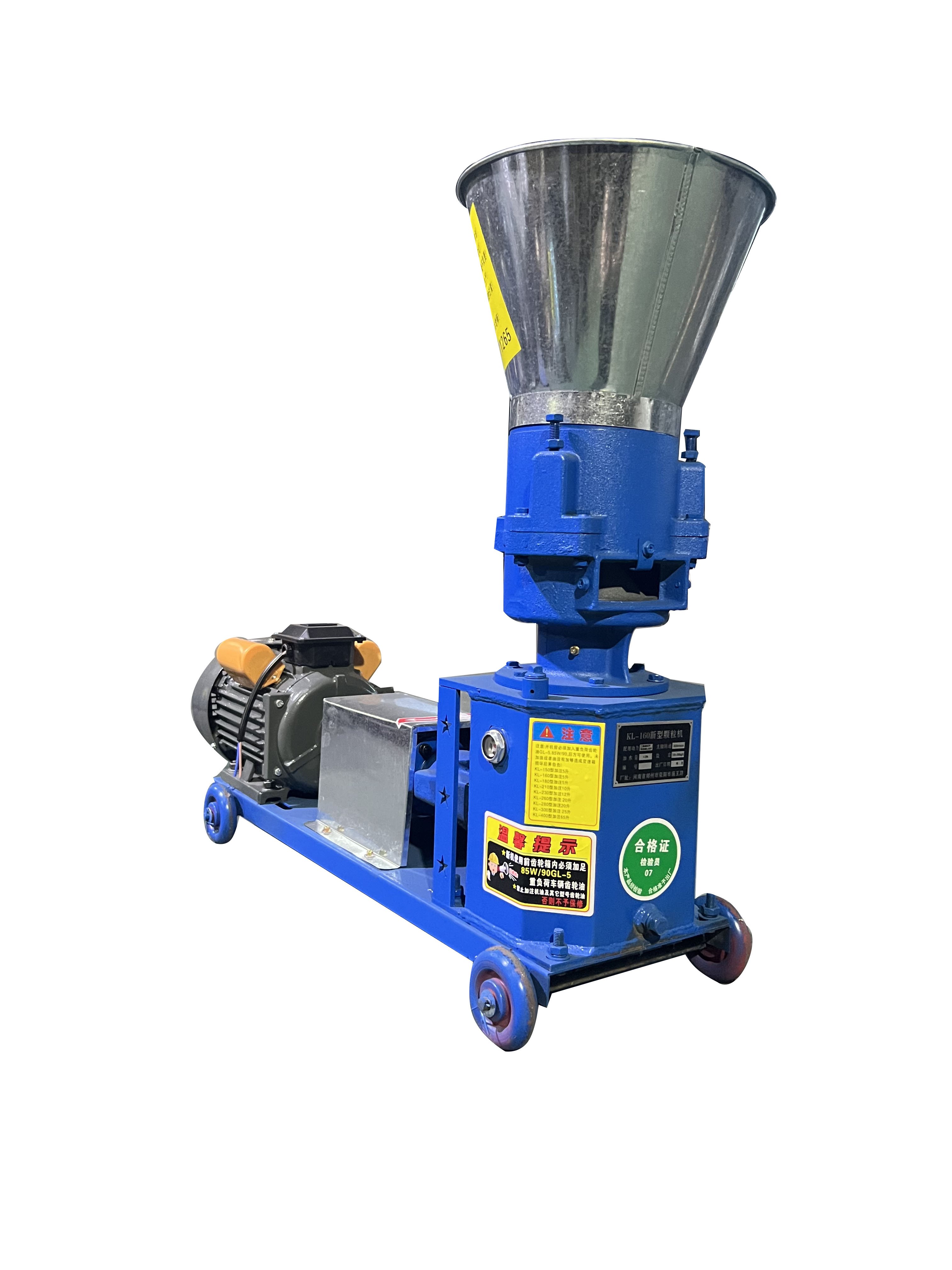 High Capacity Animal Feed Pelletizer Machine Pure Copper Motor Used Condition Fish Farm Plant Grain Crushing Making Pellets