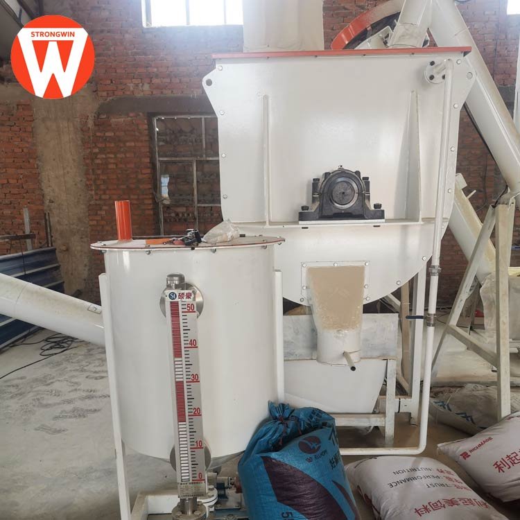 powder feed grinding mixing machine animal feed powder production plant equipment for chicken pig cattle feed factory