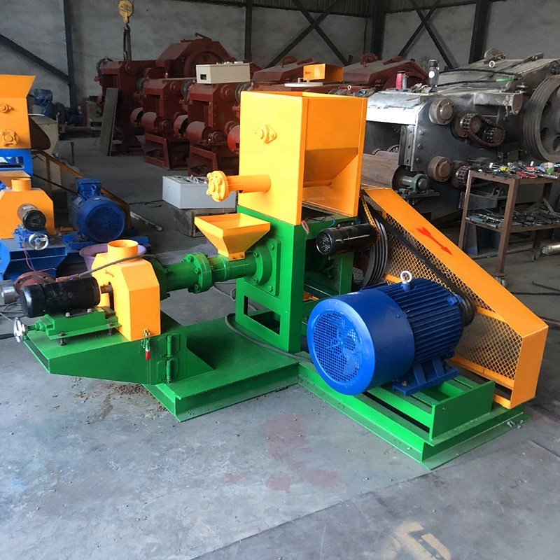 New Product 2024 Animal Floating Fish Feed Mill Shrimp Food Pellets Extruder Machine Motor