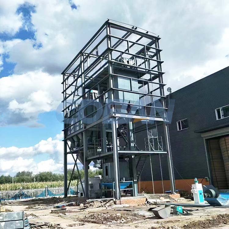 Turn-Key Project 5-8 T/H complete feed pellet mill production line feed making equipment for animal poultry livestock fodder