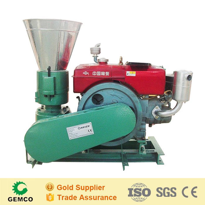 Motor Diesel Engine Flat Die Animal Feed Pellet Mill Machine Factory Direct Sales Customized Provided Aquatic Feed Production