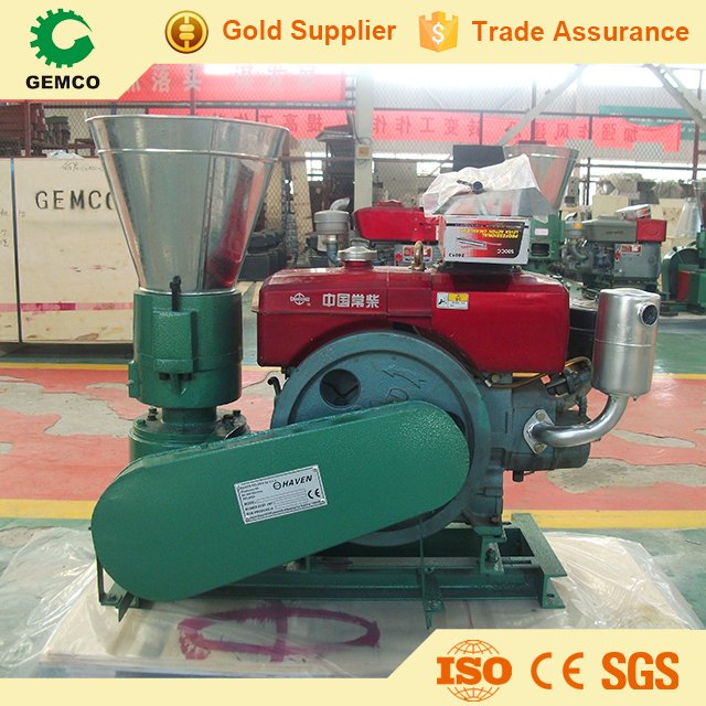 Motor Diesel Engine Flat Die Animal Feed Pellet Mill Machine Factory Direct Sales Customized Provided Aquatic Feed Production