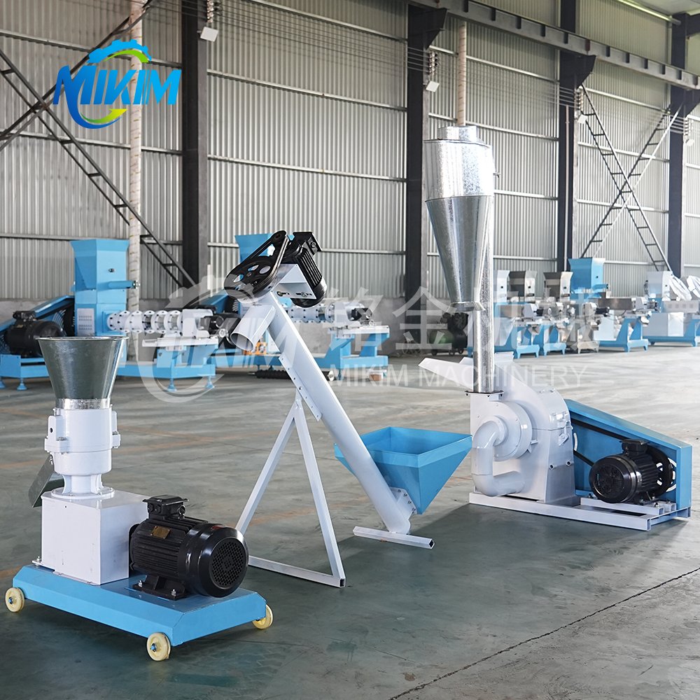 Factory Direct CE Animal Feed Pellet Processing Equipment Pellets Production Line Machines