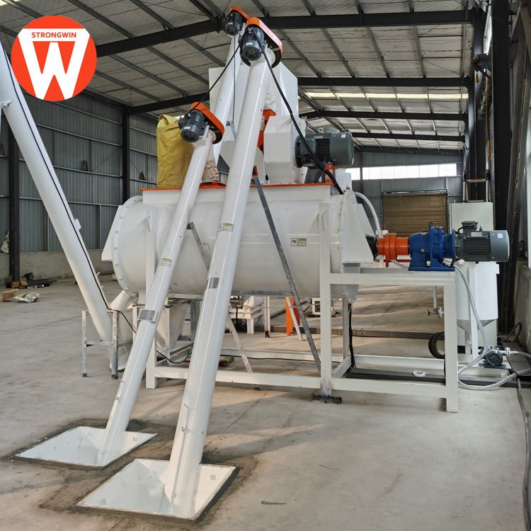 Strongwin manufacture animal feed processing machines chicken poultry feed production line machine