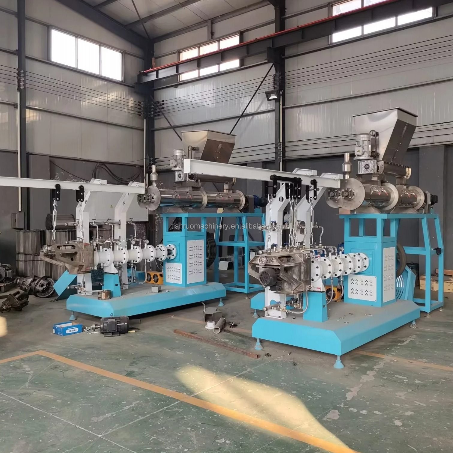 2 ton soya extruder machine soybean full fat dairy farm Full fat soya soybean meal extruder machinery for animal feeds