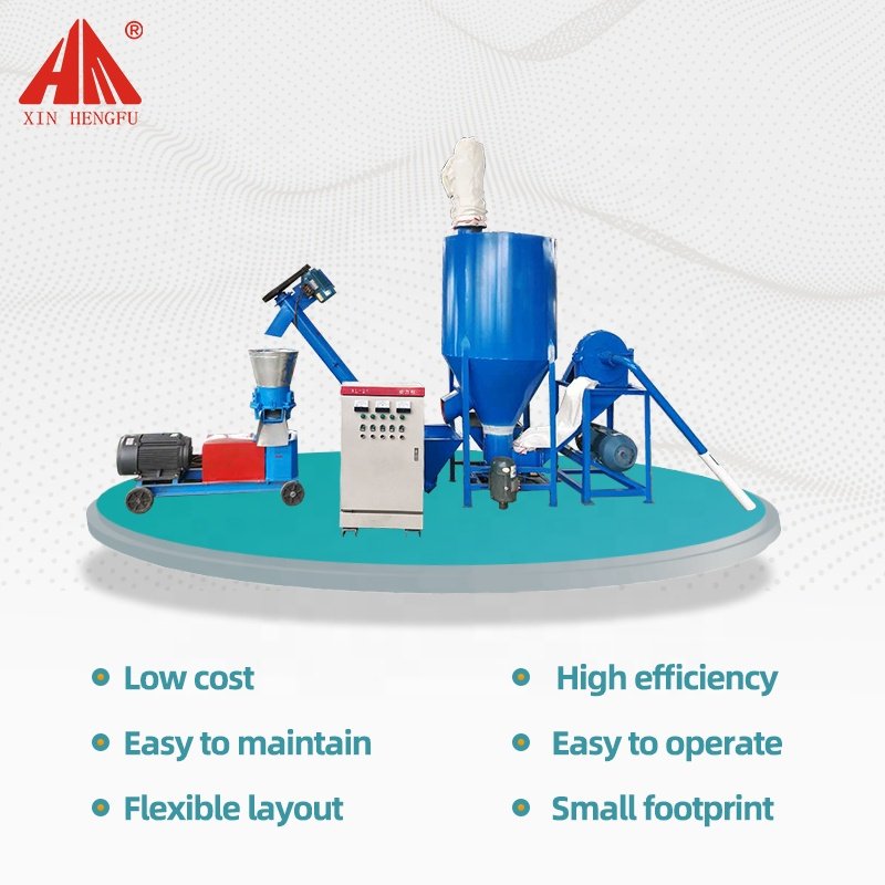 Animal Feed Machine Suppliers 1.5 ton Animal Feed Mill Machine On Pellet