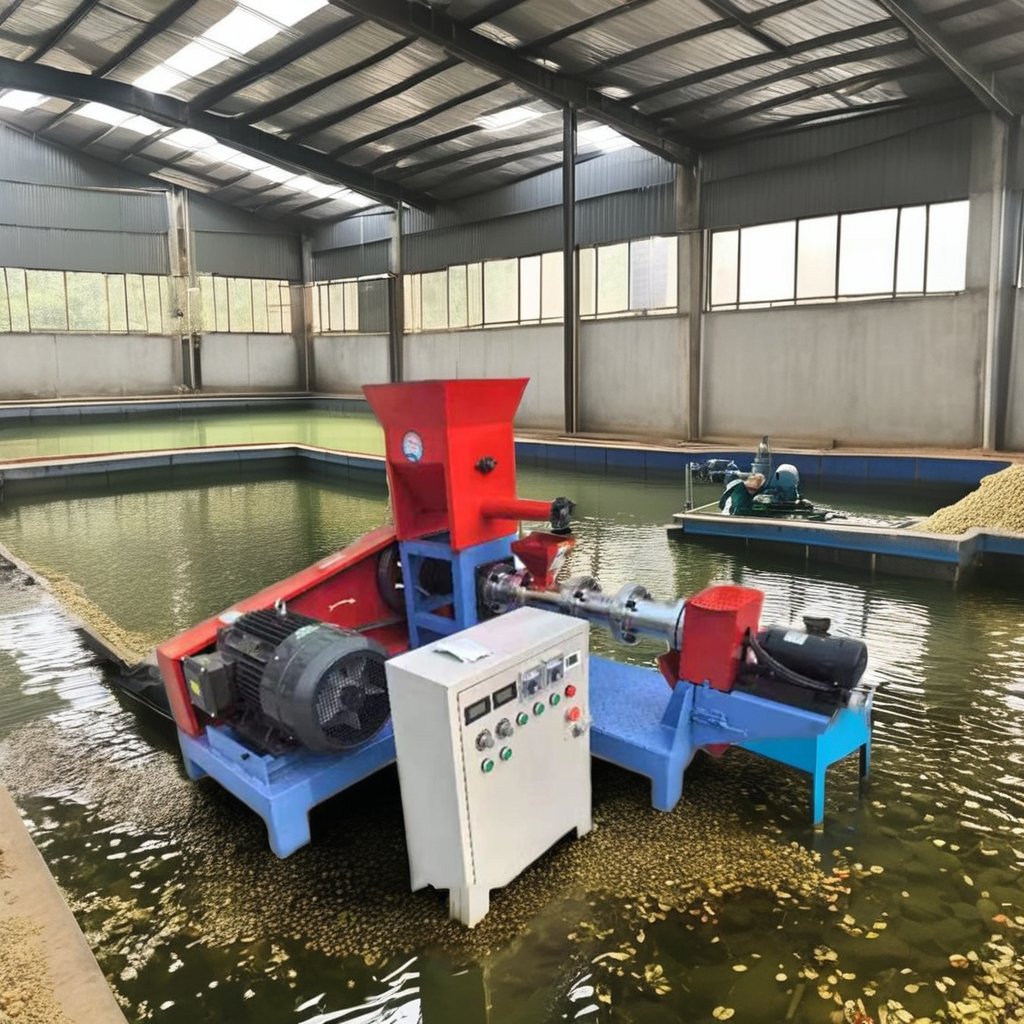 Fish Food Manufacturing Machine Pet Feed Floating Fish Feed Mill Pellet Extruder Making Machine