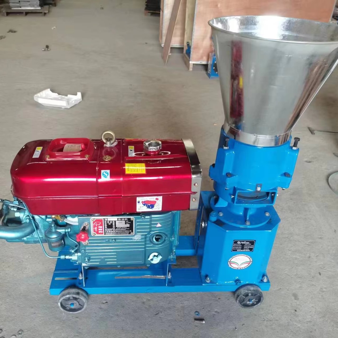 WEIYAN Animal Feed Processing Machines Making Pelletizer Granulation Chicken Cattle Small Granulator Feed Pellet Machine