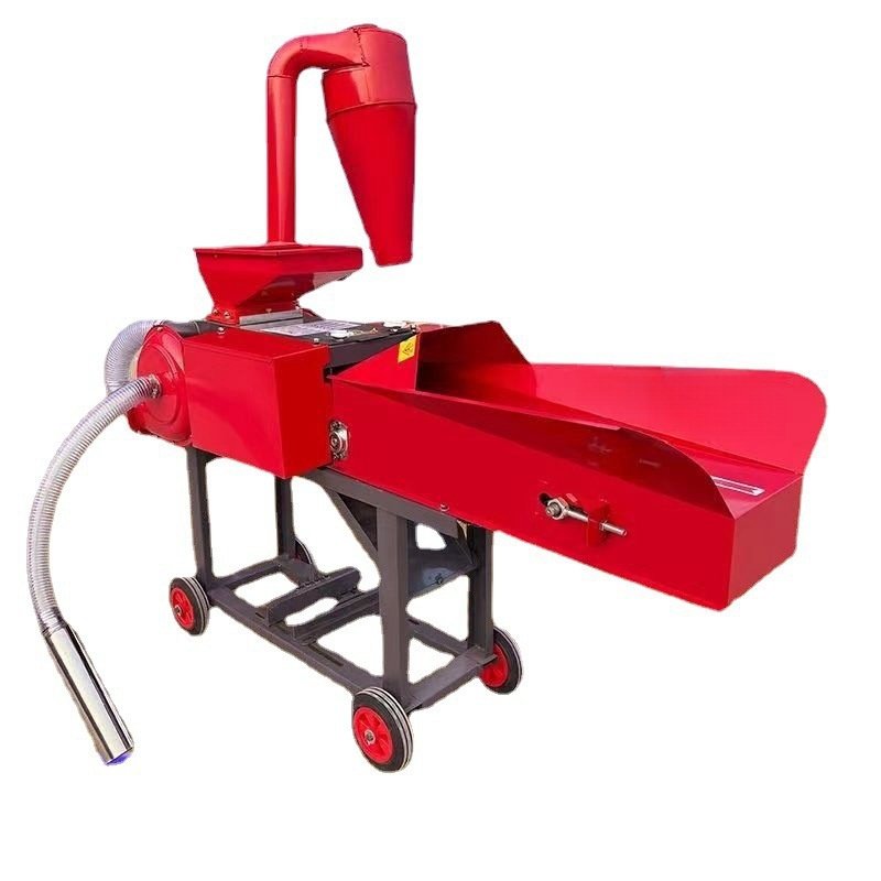 Durable Steel Blades Mini Grass Chaff Cutter Machine For Animals Feed Small Silage Chopper Mill