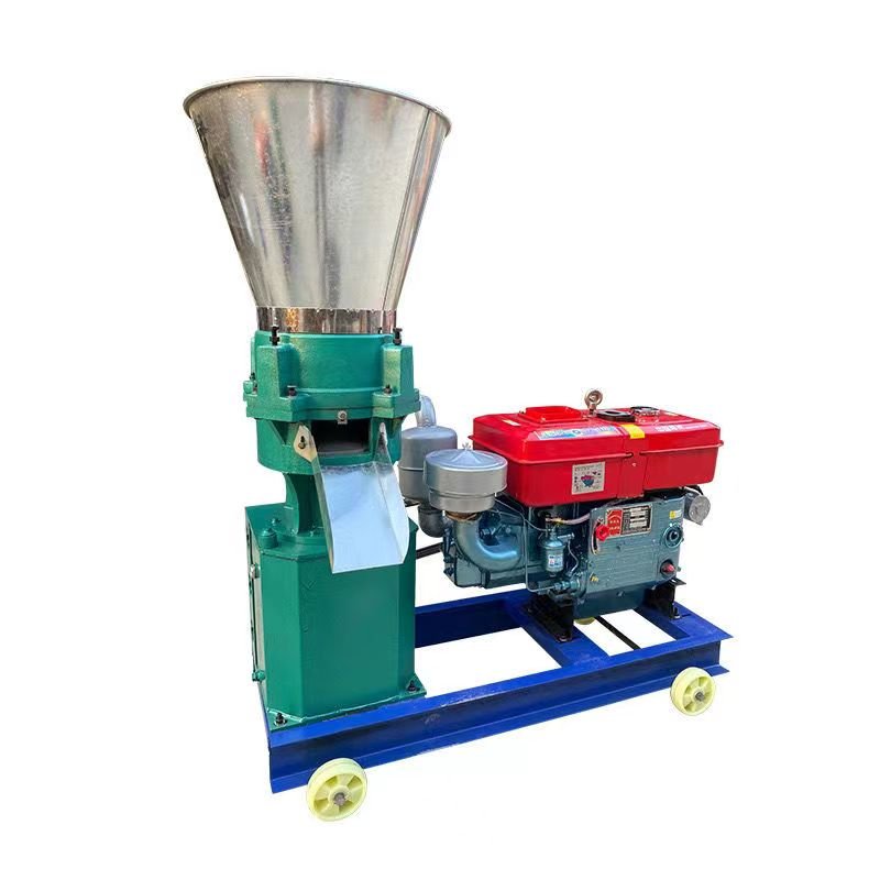 Animal Feed Pellet Making Processing Machine Diesel Engine for Home Use Farm Chicken Fish Pig Goat Cattle Core Component Motor