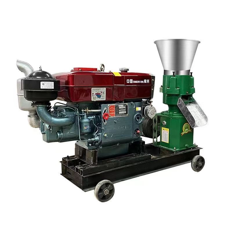 Animal Feed Pellet Making Processing Machine Diesel Engine for Home Use Farm Chicken Fish Pig Goat Cattle Core Component Motor