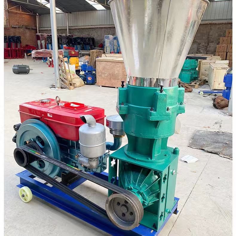 Animal Feed Pellet Making Processing Machine Diesel Engine for Home Use Farm Chicken Fish Pig Goat Cattle Core Component Motor