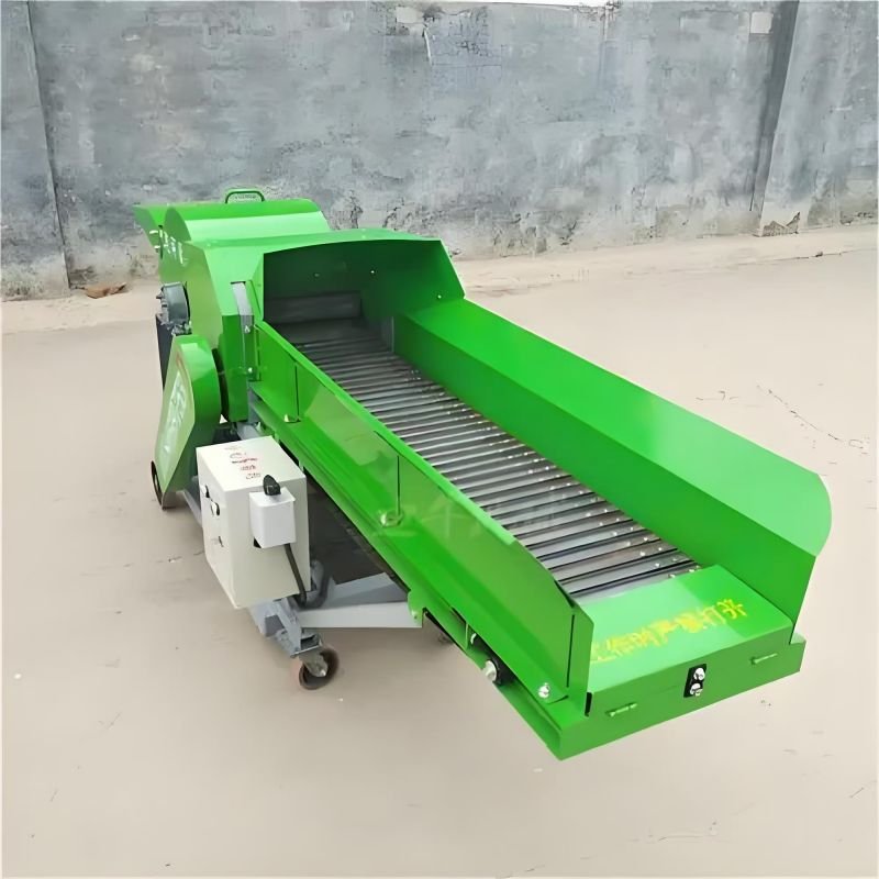 High Productivity Horizontal Forage Silage Grass Chopper Machine Hot Selling Straw Cutter for Animals Feed
